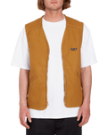 The Volcom Mens Vester Gilet in Rubber