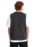 The Volcom Mens Arch Stone Gilet in Asphalt Black