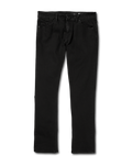 The Volcom Mens Vorta Denim Jeans in Black Out