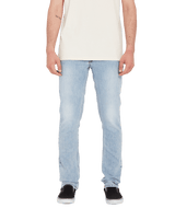 The Volcom Mens Vorta Jeans in Heavy Worn Faded