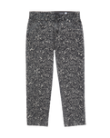 The Volcom Mens Filip Rygalski Denim Jeans in Black Print