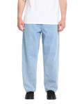 Freazy Loose Denim Jeans in Pale Aqua