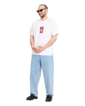 Freazy Loose Denim Jeans in Pale Aqua