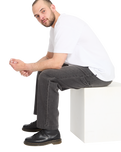 Kraftsman II Denim Jeans in Black Grey