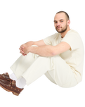 Billow Denim Jeans in Dirty White