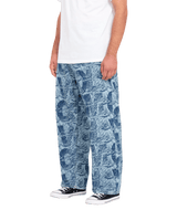 The Volcom Mens Fergadelic Denim Jeans in Road Sky