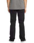 The Volcom Mens Solver Denim Jeans in Blackout