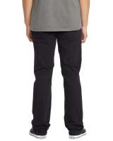 The Volcom Mens Solver Denim Jeans in Blackout