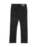 The Volcom Mens Solver Denim Jeans in Blackout