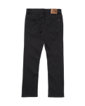 The Volcom Mens Solver Denim Jeans in Blackout
