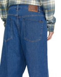 The Volcom Mens Billow Denim Jeans in Bold Blue