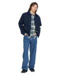 The Volcom Mens Billow Denim Jeans in Bold Blue