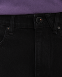 The Volcom Mens Billow Denim Shorts in Black