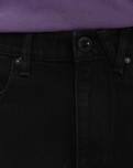 The Volcom Mens Billow Denim Shorts in Black