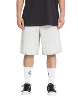The Volcom Mens Billow Denim Shorts in Bone