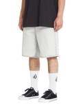 The Volcom Mens Billow Denim Shorts in Bone