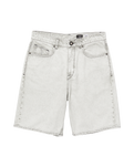 The Volcom Mens Billow Denim Shorts in Bone