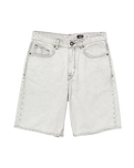 The Volcom Mens Billow Denim Shorts in Bone