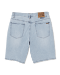The Volcom Mens Billow Denim Shorts in Desert Dirt Indigo