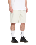 Billow Denim Walkshorts in Dirty White