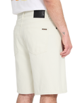Billow Denim Walkshorts in Dirty White