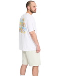 Billow Denim Walkshorts in Dirty White