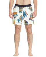 The Volcom Mens Bob Mollema Swimshorts in Light Beige