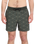 Lido Print Swimshorts in Squadron Green