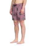 Psyche Cotton Swimshorts in Stone Rose