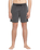 The Volcom Mens Center Elastic Waist Swimshorts in Black