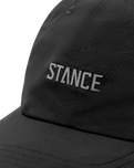 The Stance Mens Standard Adjustable Nylon Cap in Black