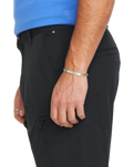 Cashed In Cargo Hybrid Walkshorts in Black