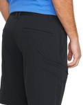 Cashed In Cargo Hybrid Walkshorts in Black