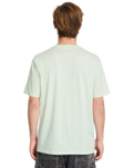 The Volcom Mens Stone Blanks T-Shirt in Carolina Blue