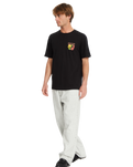 The Volcom Mens Tooflow T-Shirt in Black