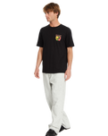 The Volcom Mens Tooflow T-Shirt in Black
