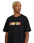 The Volcom Mens Seth Conboy Rack Em T-Shirt in Black