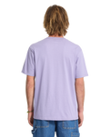 The Volcom Mens Stone Blanks T-Shirt in Purple Ash