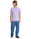 The Volcom Mens Stone Blanks T-Shirt in Purple Ash