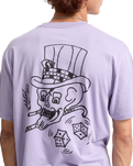 The Volcom Mens Harry T-Shirt in Purple Ash