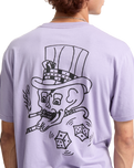 The Volcom Mens Harry T-Shirt in Purple Ash