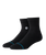 Womens Icon Quarter Socks in Black