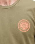 The Stance Mens Gyrate T-Shirt in Military Green