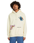 The Volcom Mens Bob Mollema Pulllover Hoodie in Light Beige