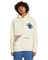 The Volcom Mens Bob Mollema Pulllover Hoodie in Light Beige