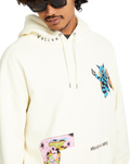 The Volcom Mens Bob Mollema Pulllover Hoodie in Light Beige