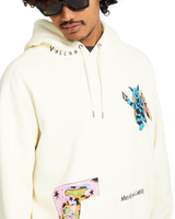 The Volcom Mens Bob Mollema Pulllover Hoodie in Light Beige