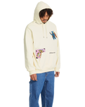 The Volcom Mens Bob Mollema Pulllover Hoodie in Light Beige