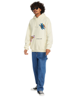 The Volcom Mens Bob Mollema Pulllover Hoodie in Light Beige
