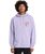 The Volcom Mens Longo Cats Hoodie in Purple Ash